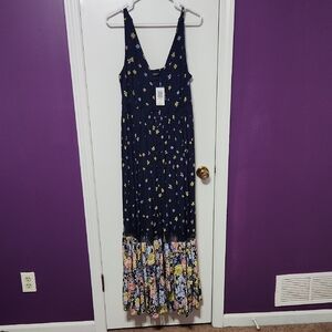 Torrid Navy Floral Maxi Dress